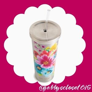 💋 New The Pioneer Woman Insulated Tumbler, Breezy Blossom, 24-Ounces